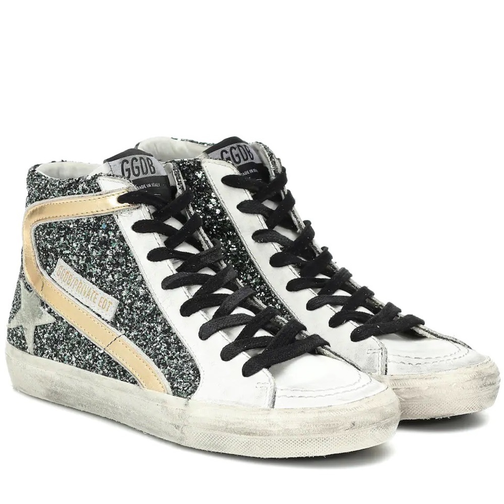 Mytheresa exclusive Golden Goose Slide Glitter Sneakers